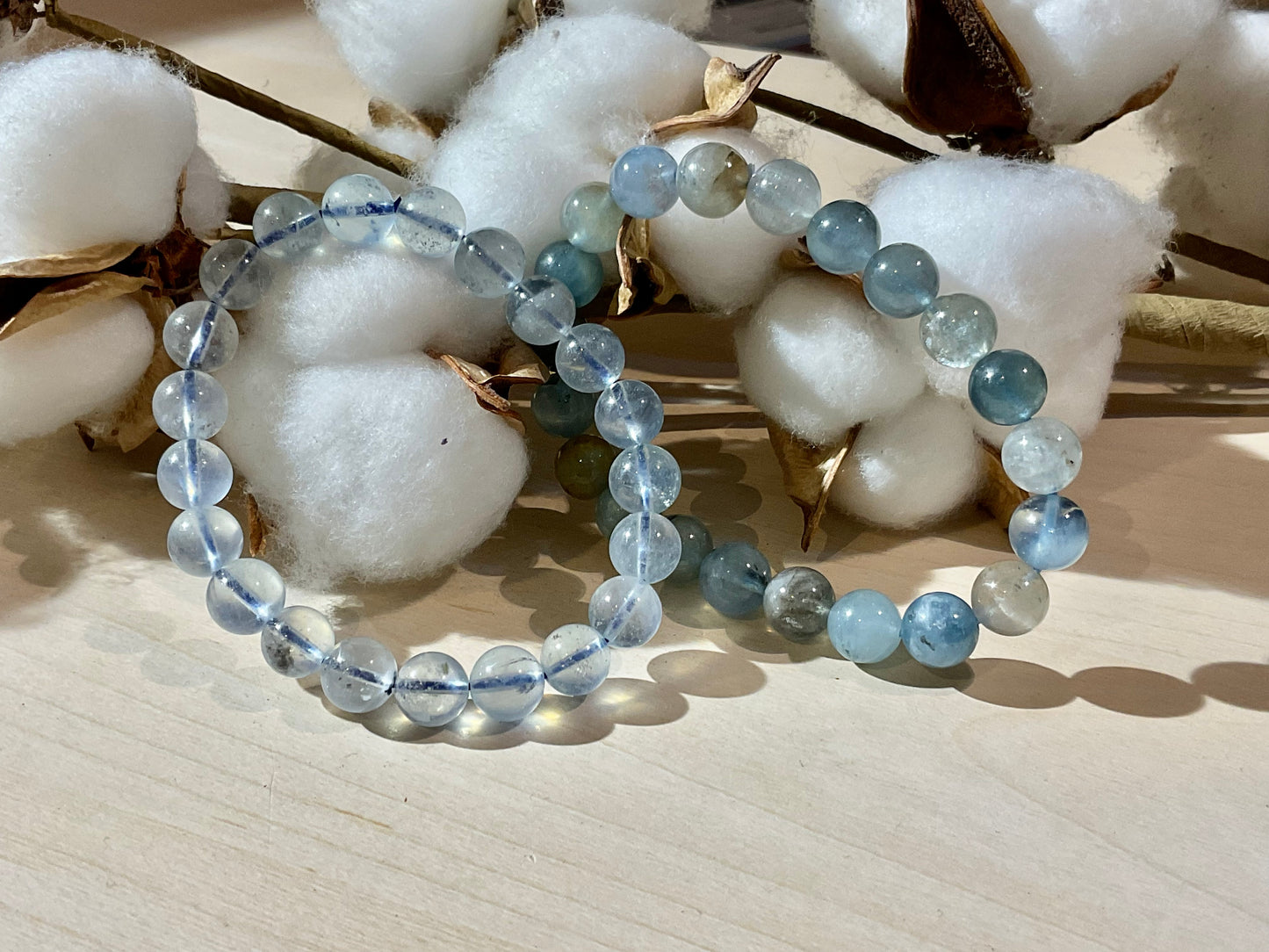 Aquamarine 10mm Bracelets