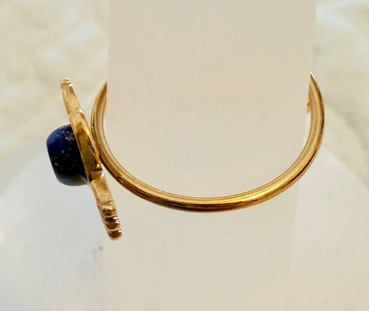Beautiful Lapis Lazuli Ring, Waterproof