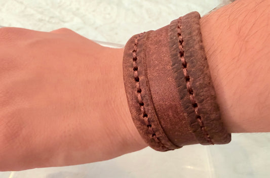 Stunning Leather Bracelet, Bangle, Unisex