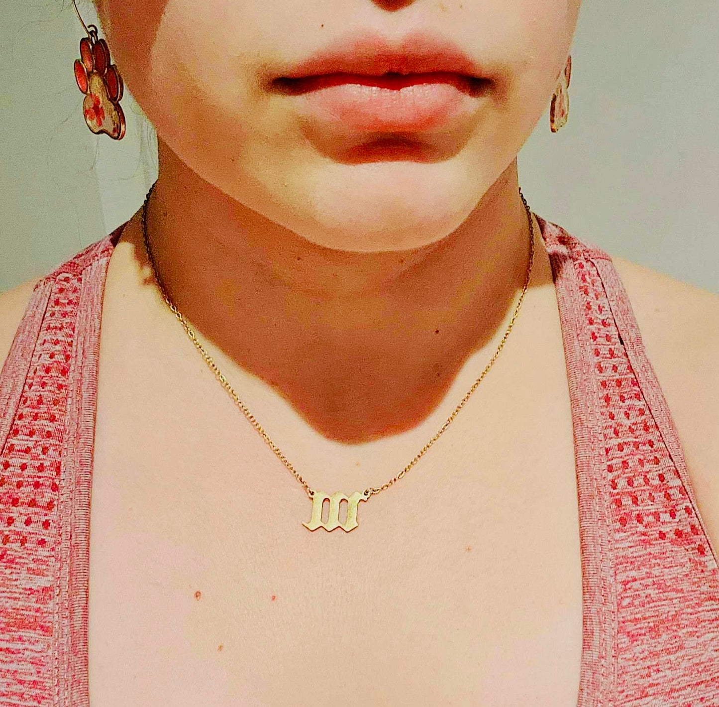 Angel Numbers Necklaces, Gold Plated 18K