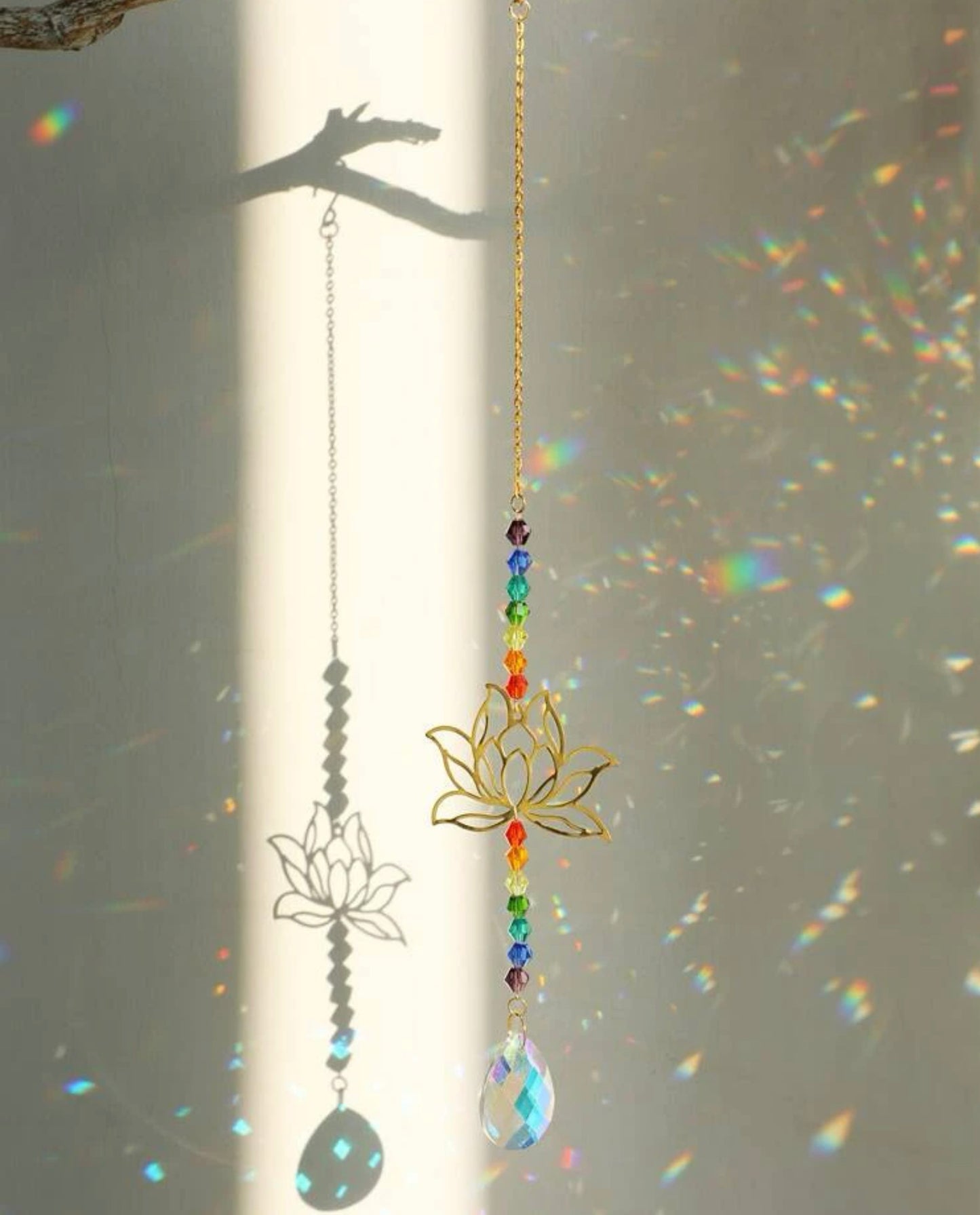 Lotus Chakra Suncatchers