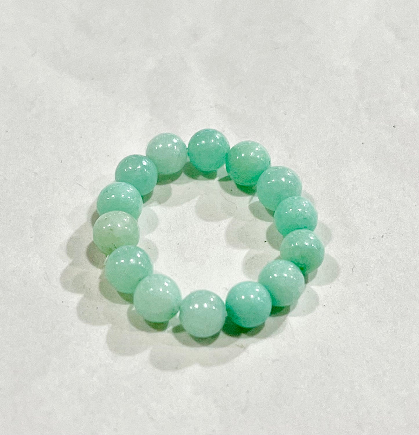 Crystal or gemstone Bead Rings