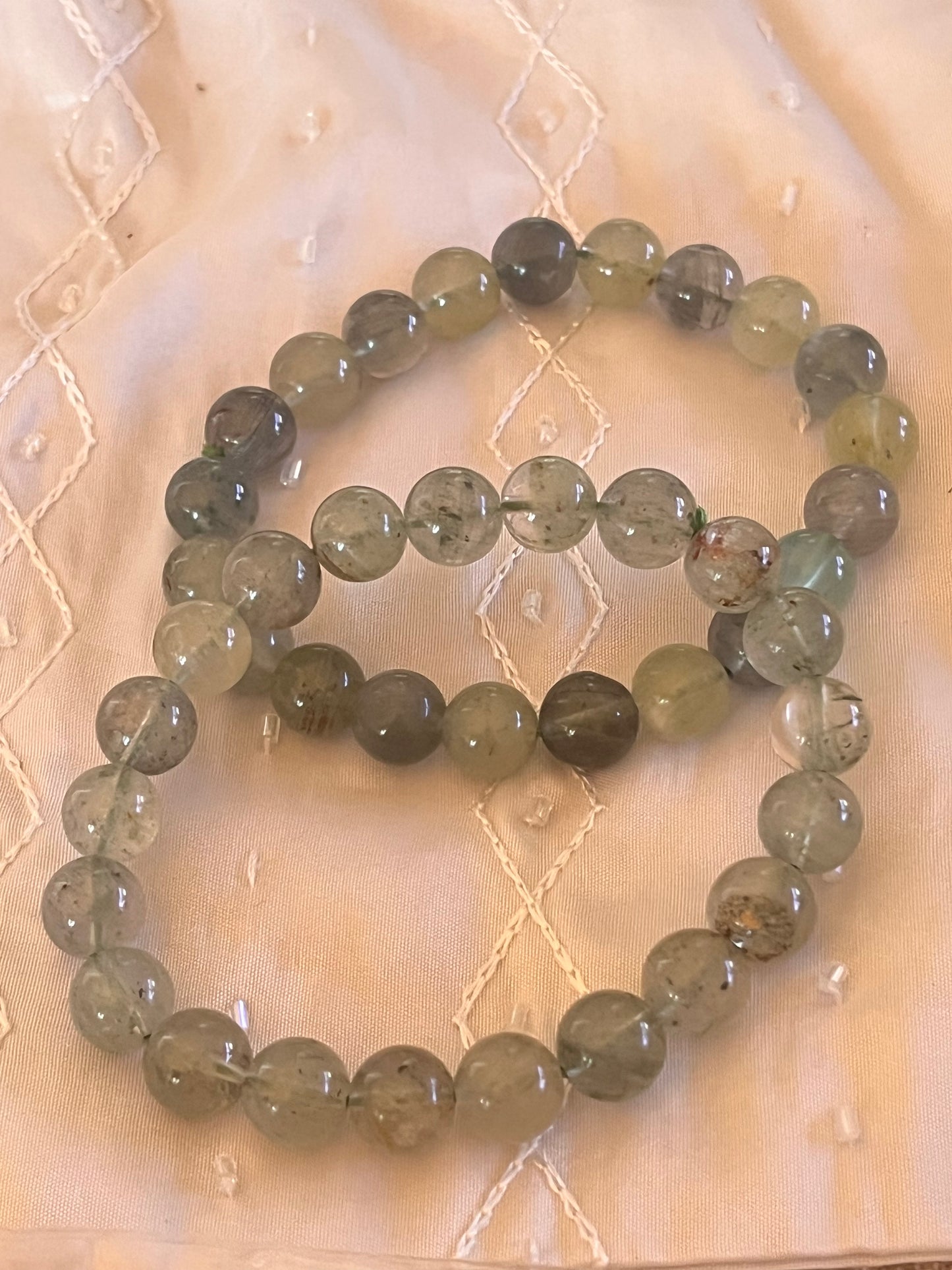 Lodolite (Garden Quartz) Bracelets