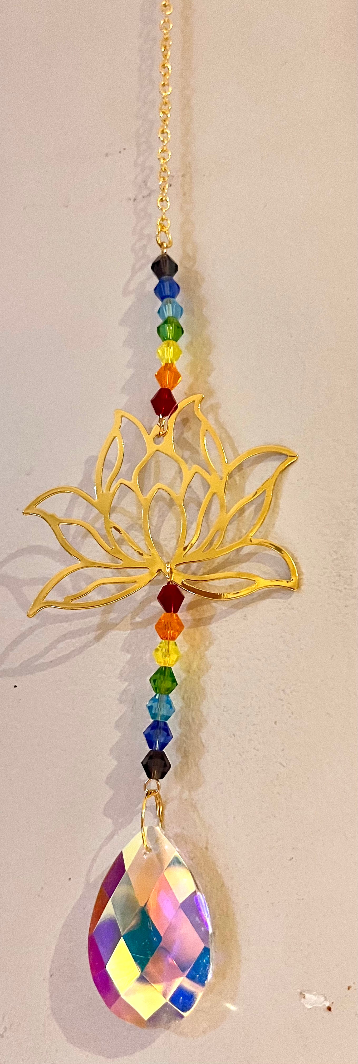 Lotus Chakra Suncatchers