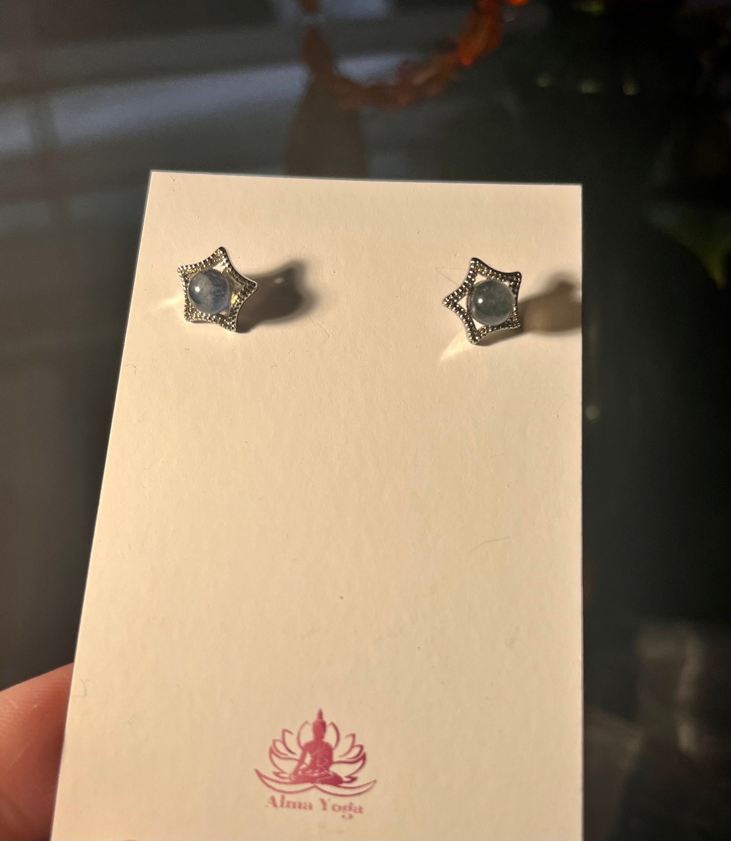 Labradorite S925 Stud Earrings