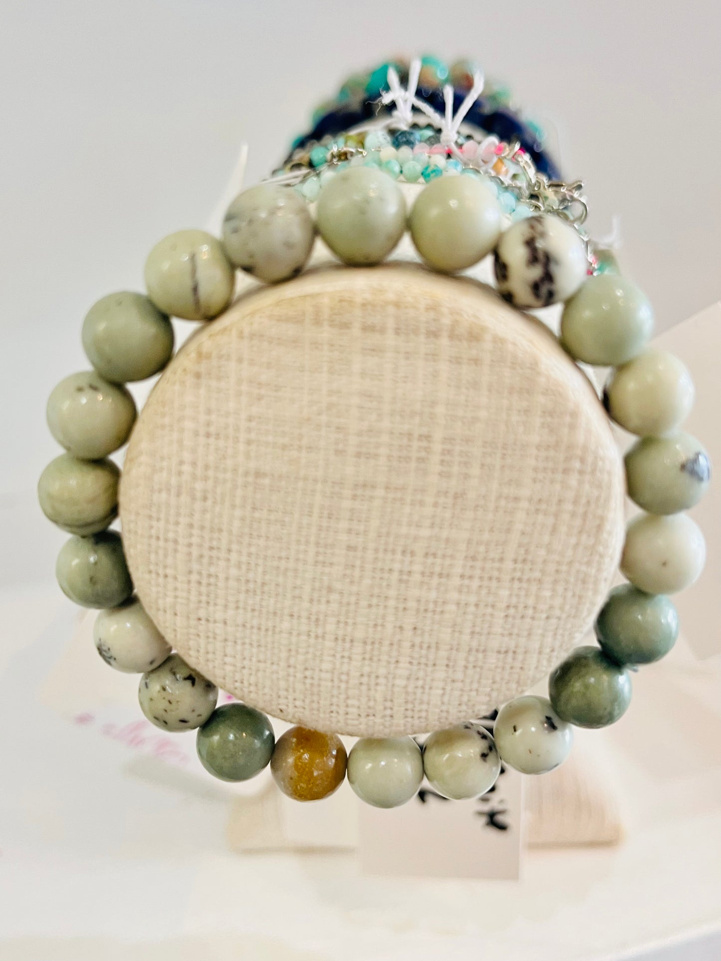 Dendritic Calcite Bracelets