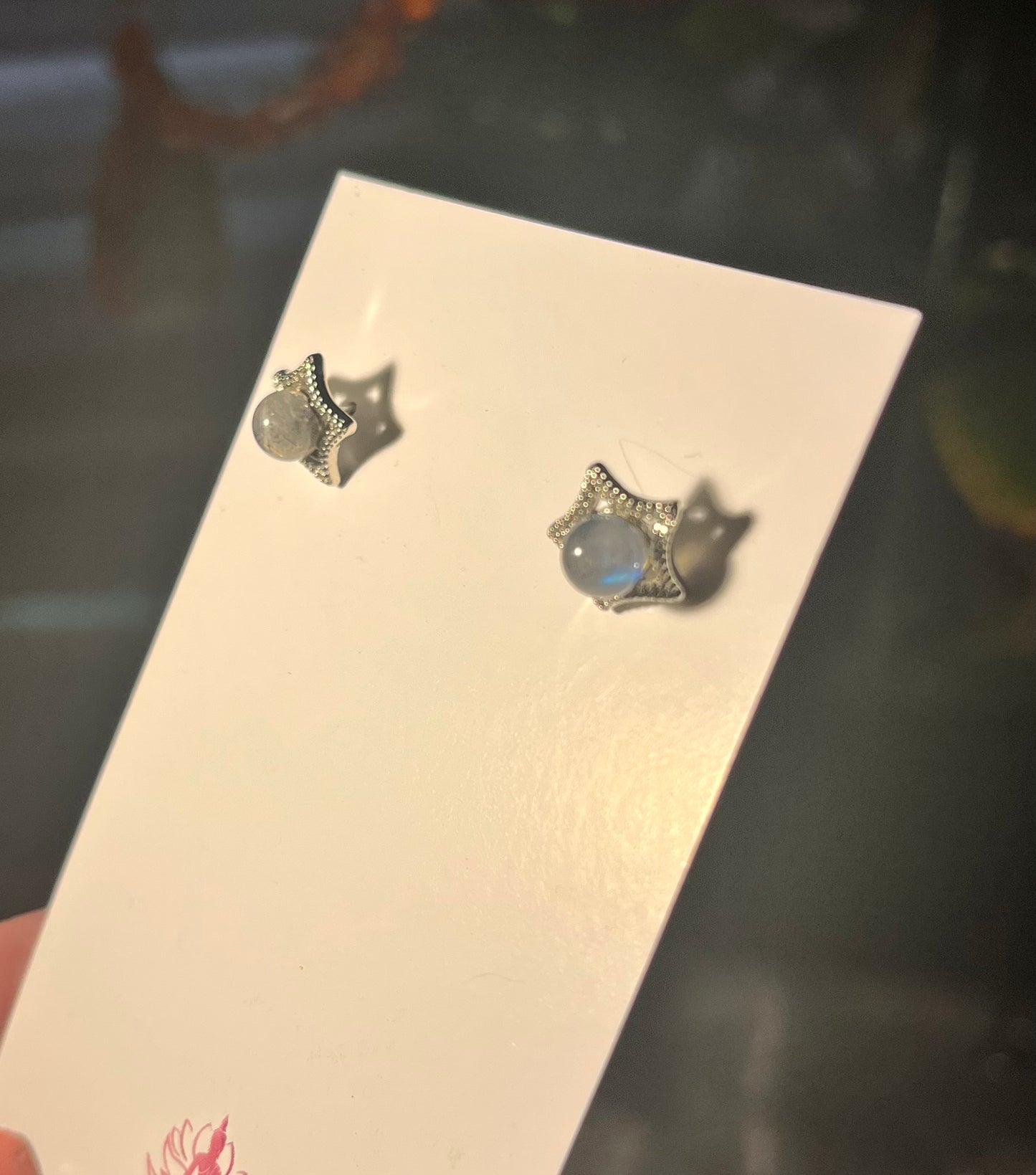 Labradorite S925 Stud Earrings