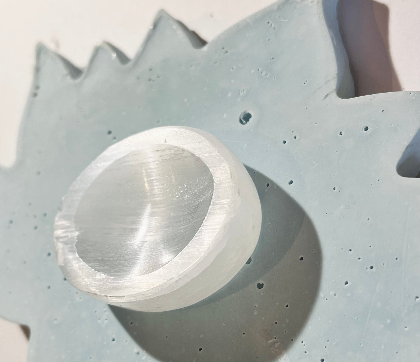Selenite Worry Stones