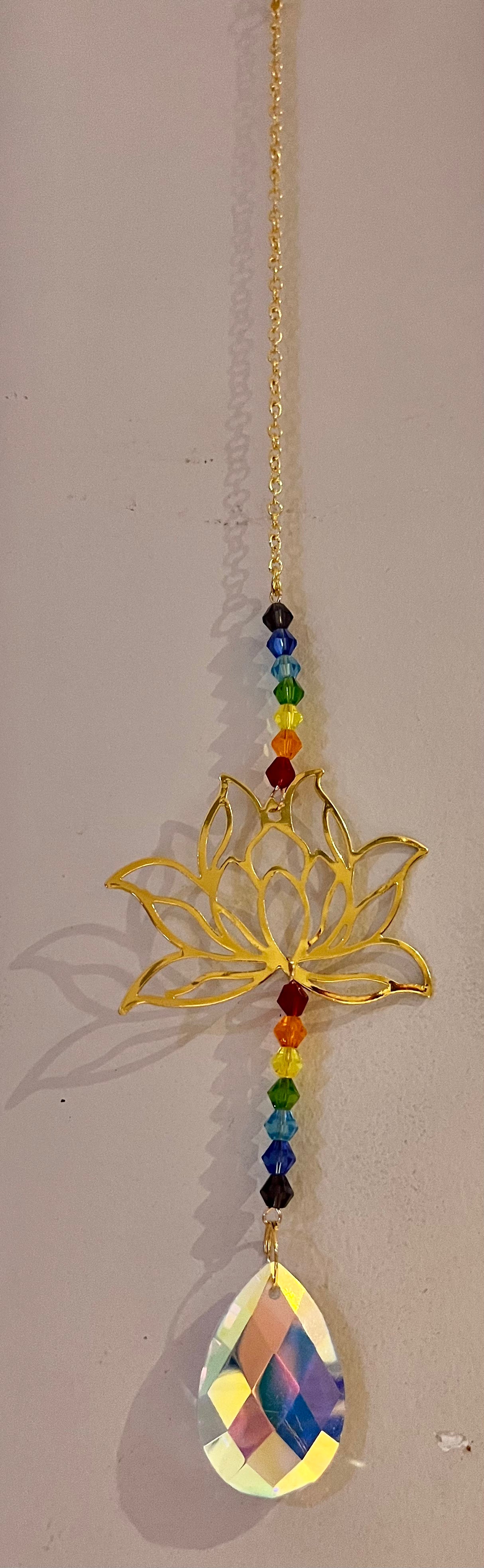 Lotus Chakra Suncatchers