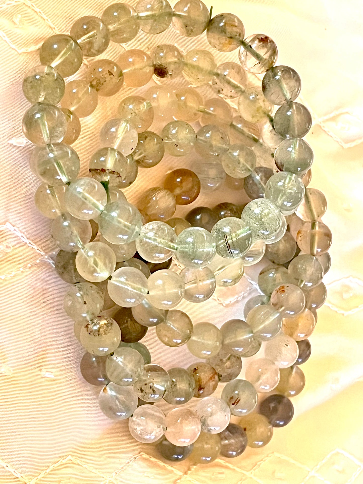 Lodolite (Garden Quartz) Bracelets