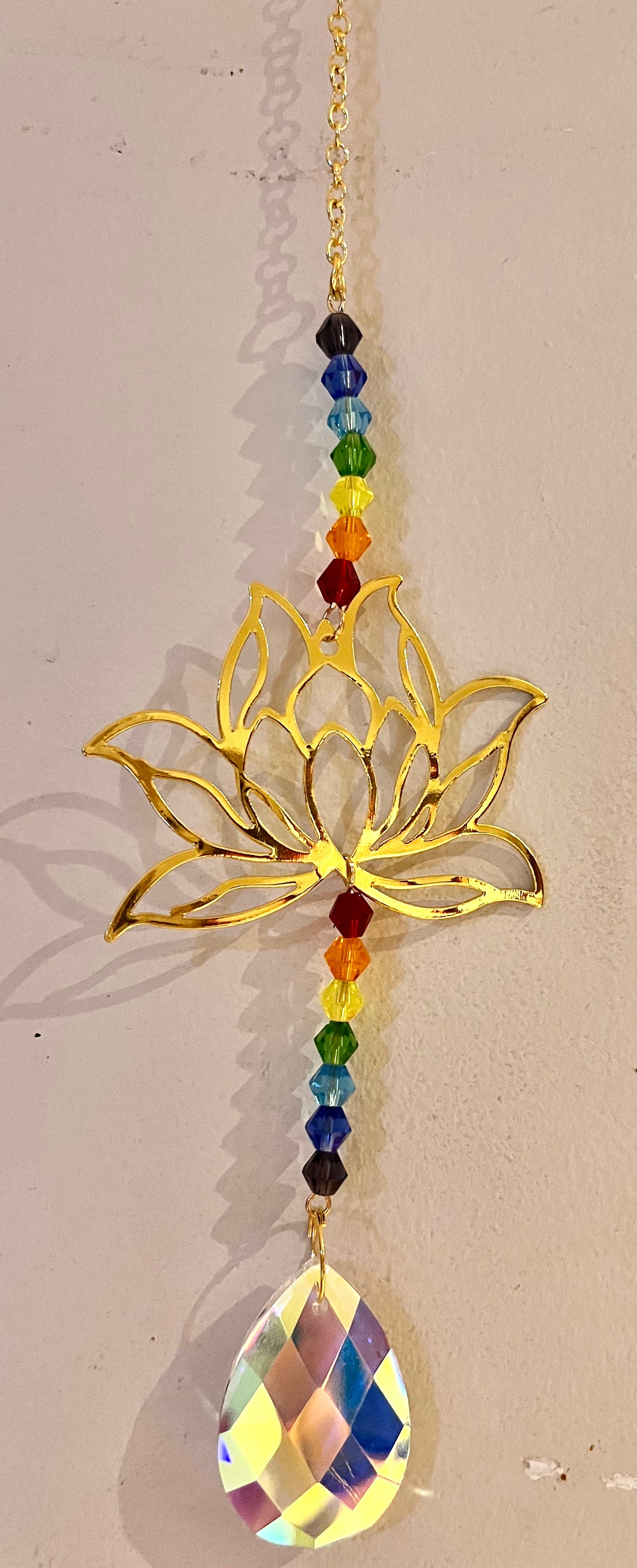 Lotus Chakra Suncatchers