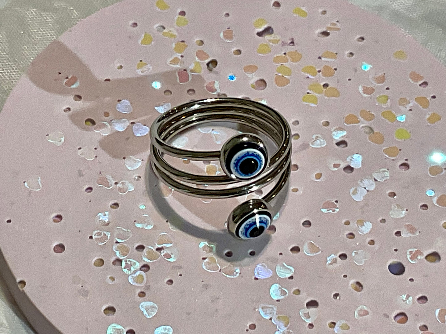 Double Evil Eye Rings