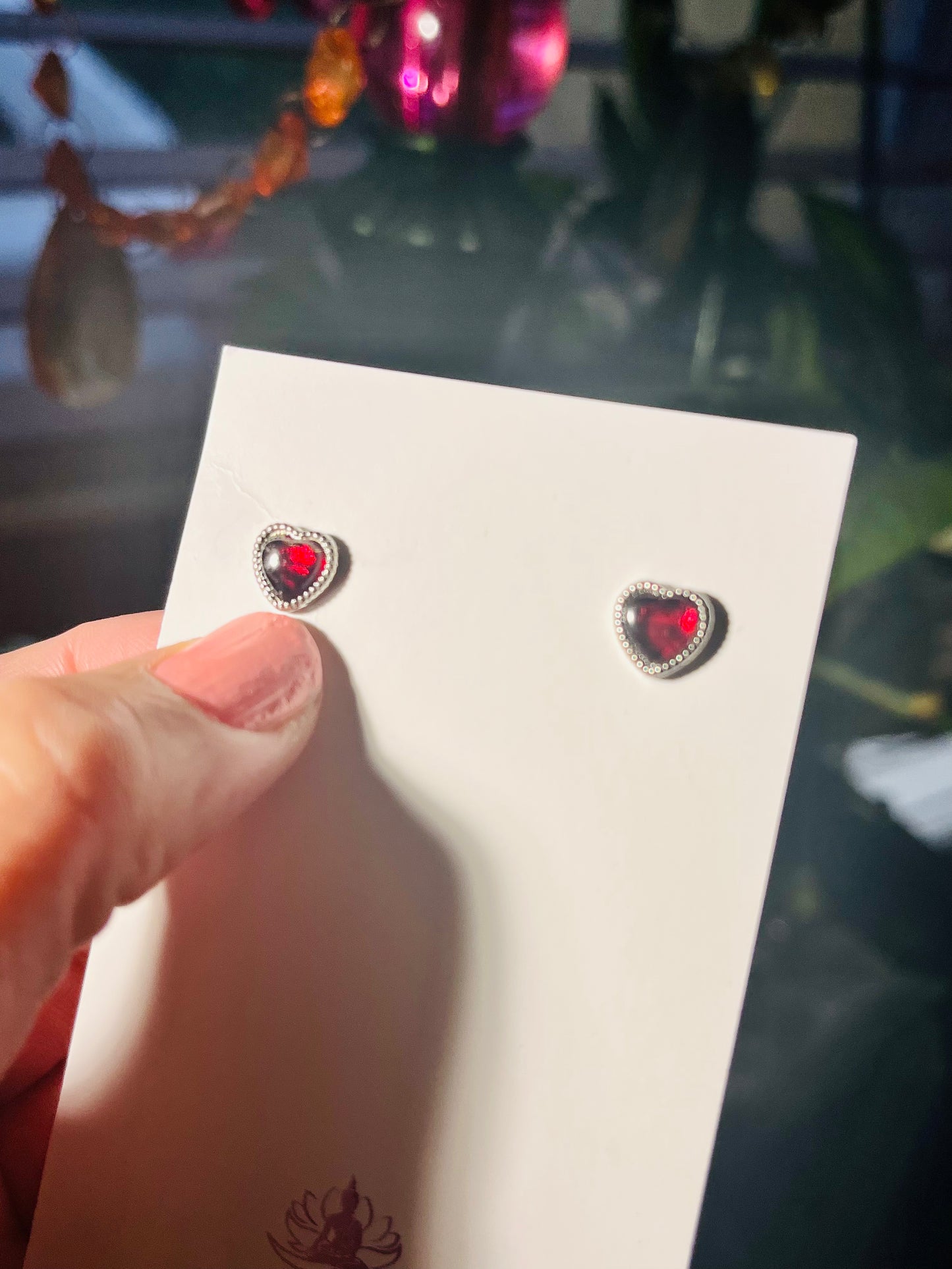 Stunning S925 Garnet Earrings
