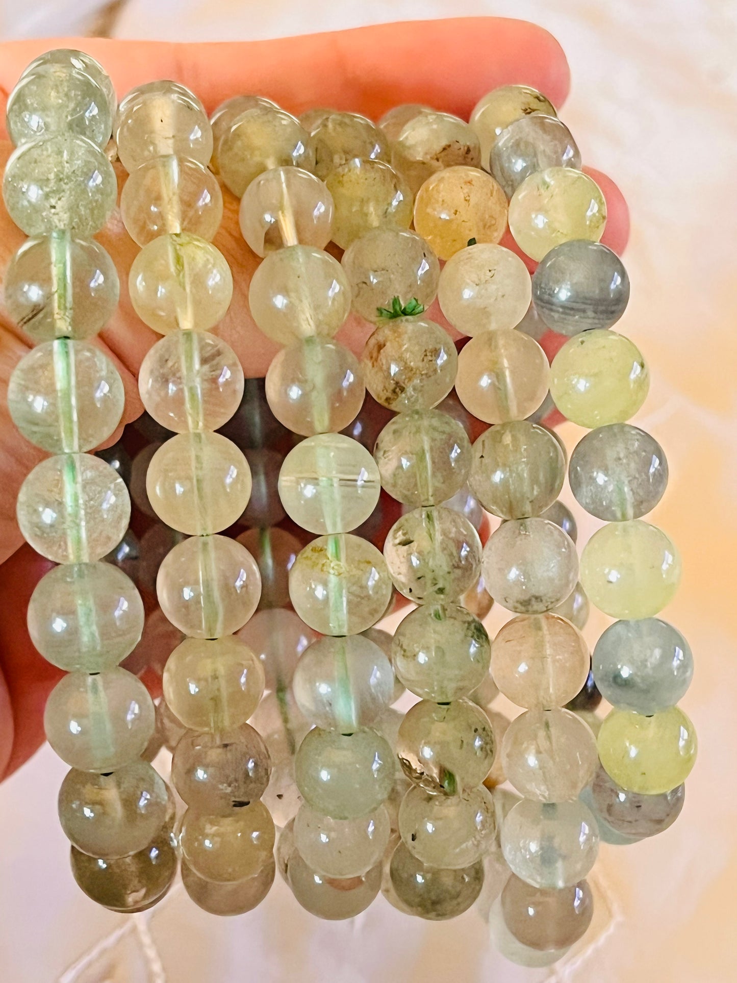 Lodolite (Garden Quartz) Bracelets