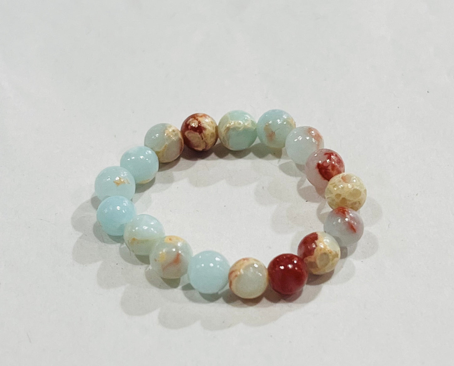Crystal or gemstone Bead Rings
