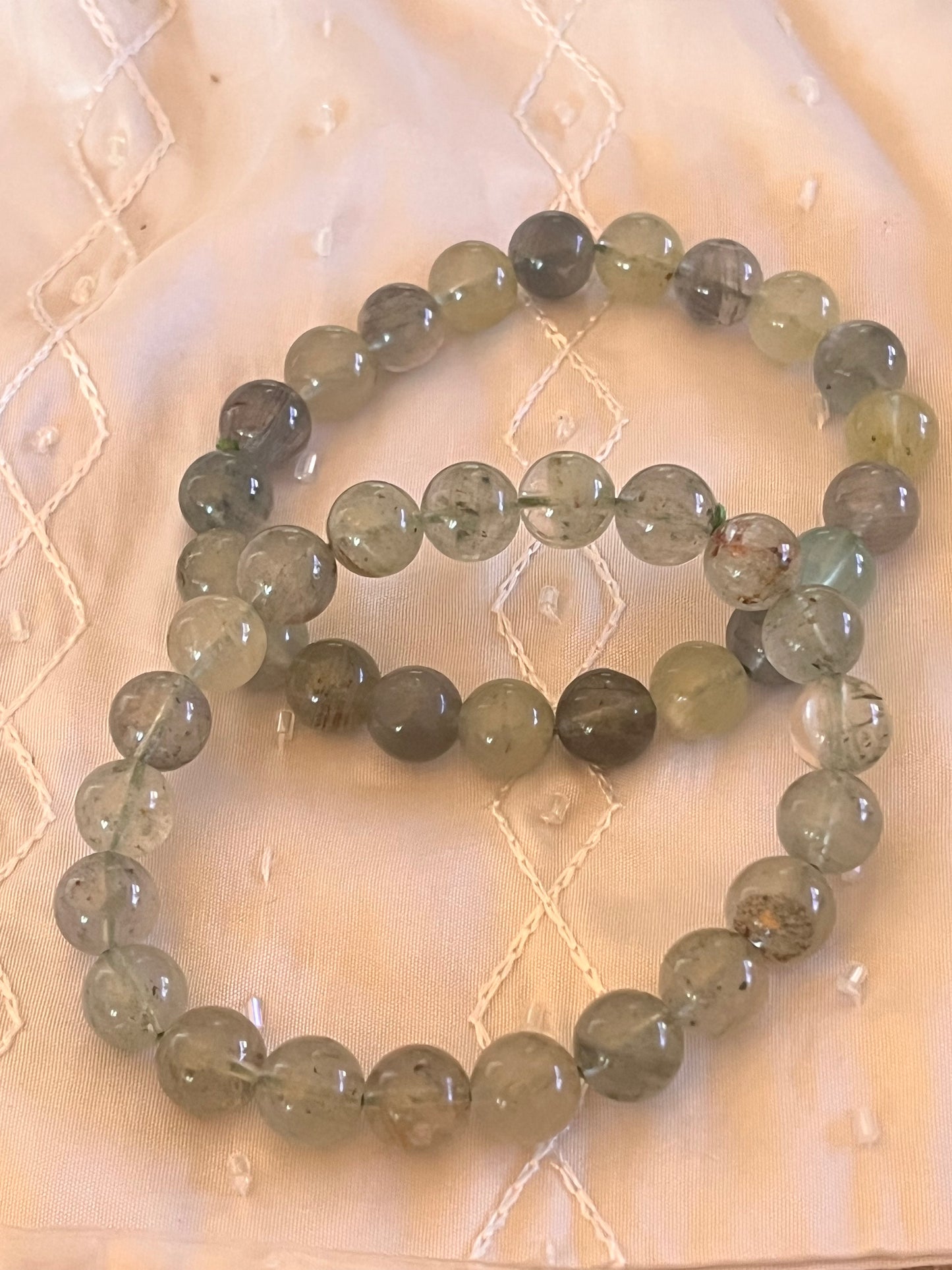 Lodolite (Garden Quartz) Bracelets