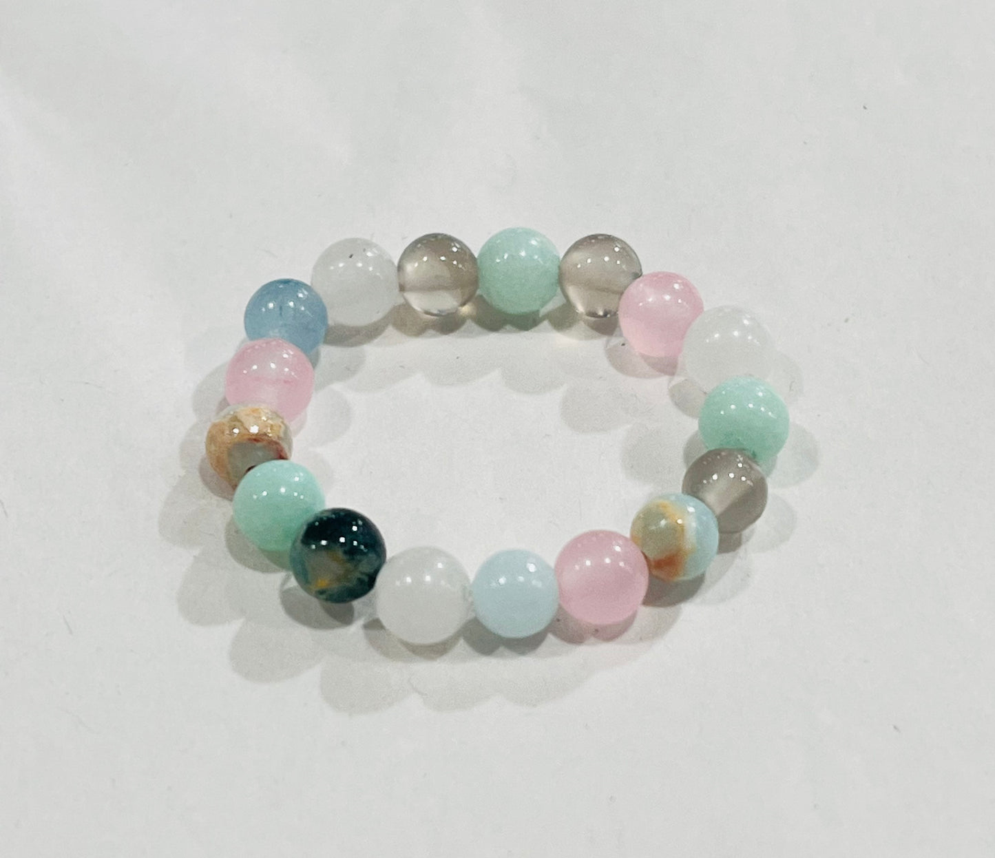 Crystal or gemstone Bead Rings