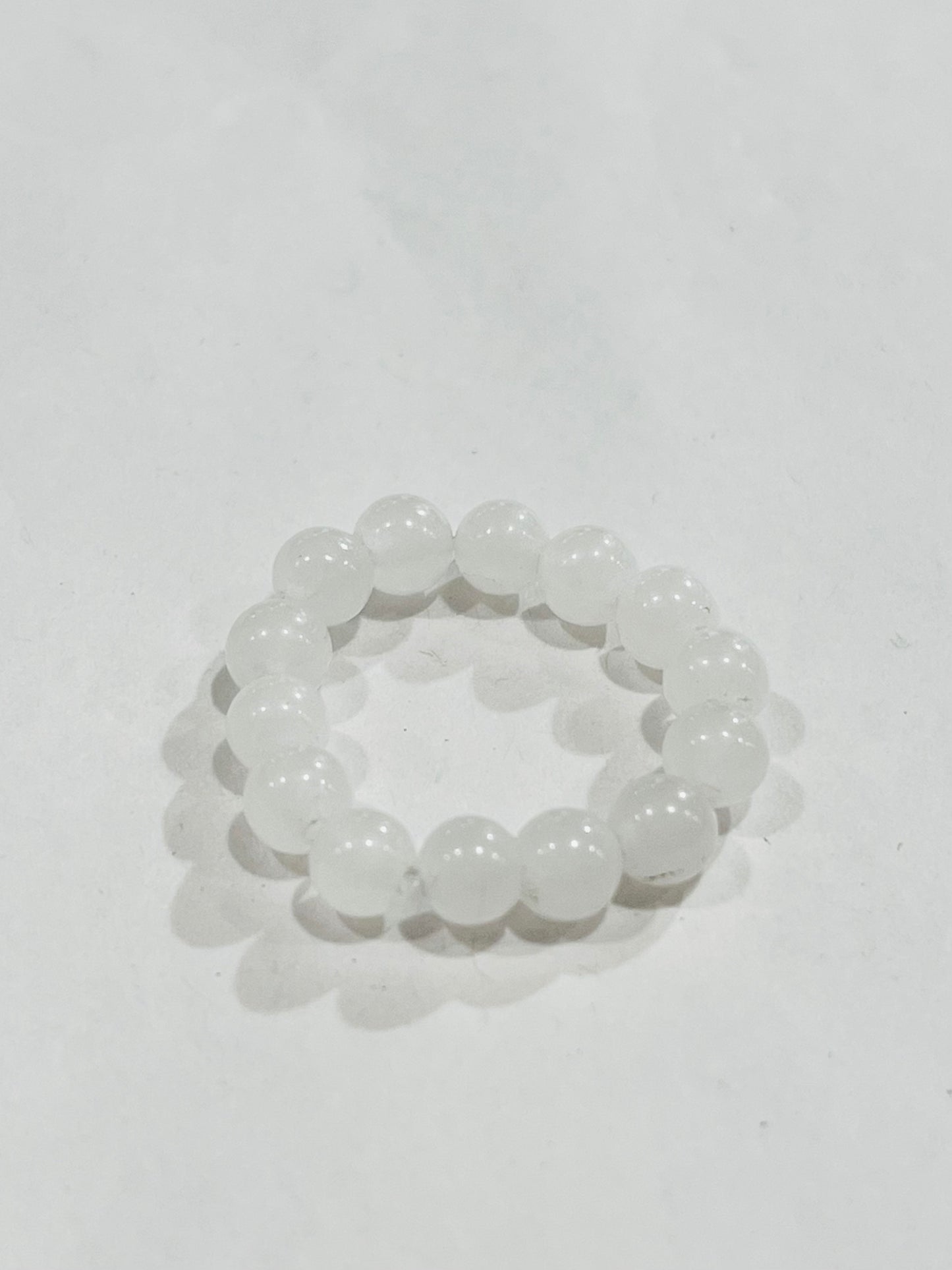 Crystal or gemstone Bead Rings