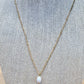 Natura Pearl Gold Plated Necklace Waterproof