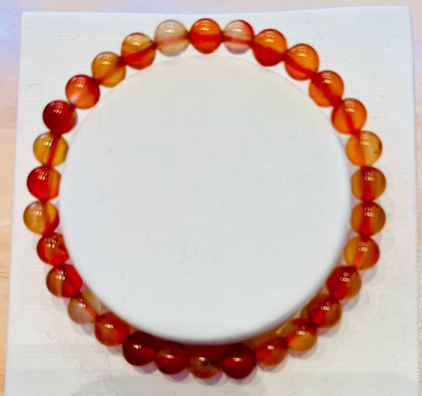 Carnelian 8mm and 6mm Bracelets