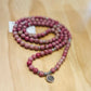 Rhodonite 8mm Mala 108 Beads