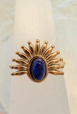 Beautiful Lapis Lazuli Ring, Waterproof