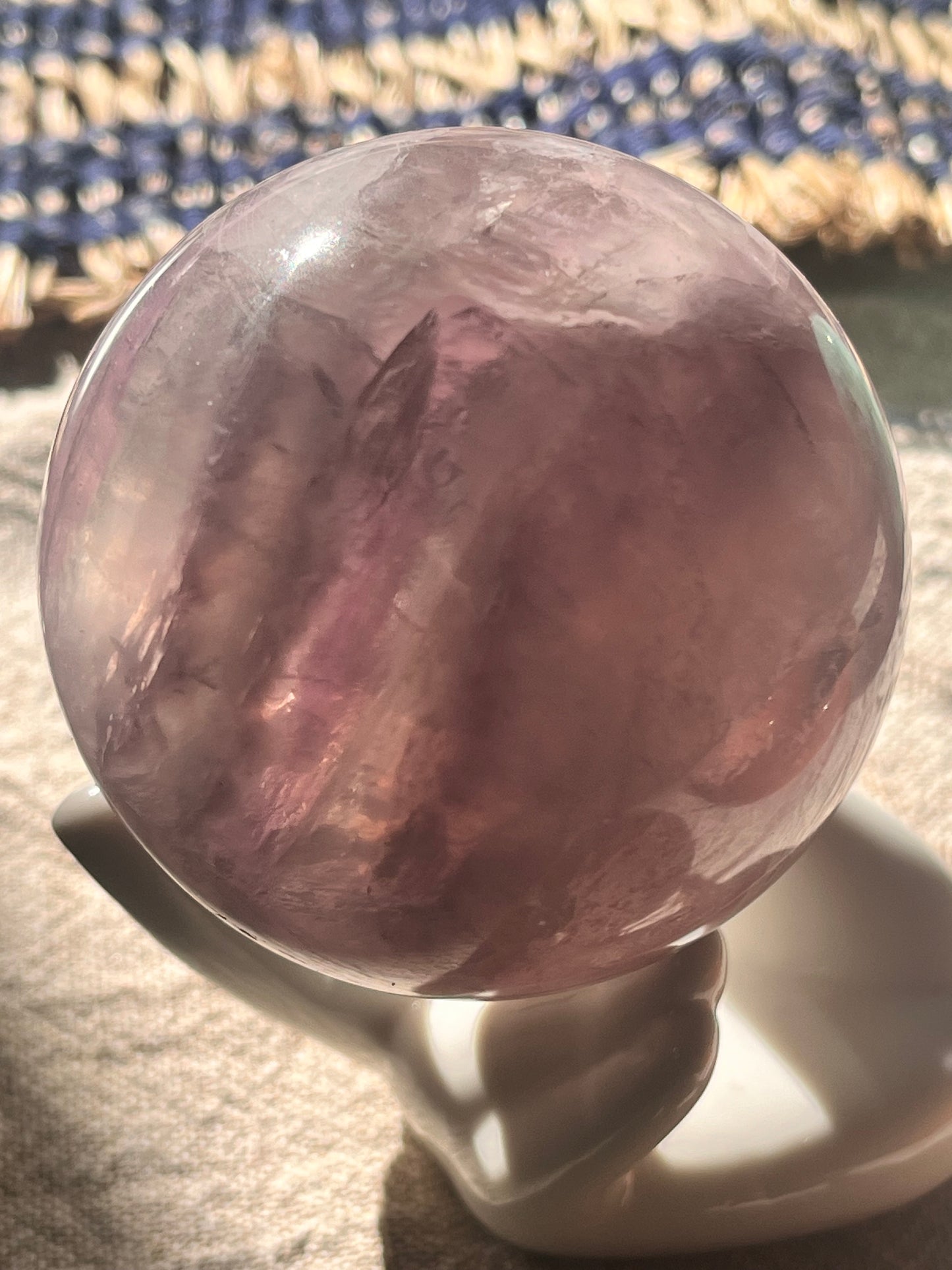 Purple Fluorite Sphere