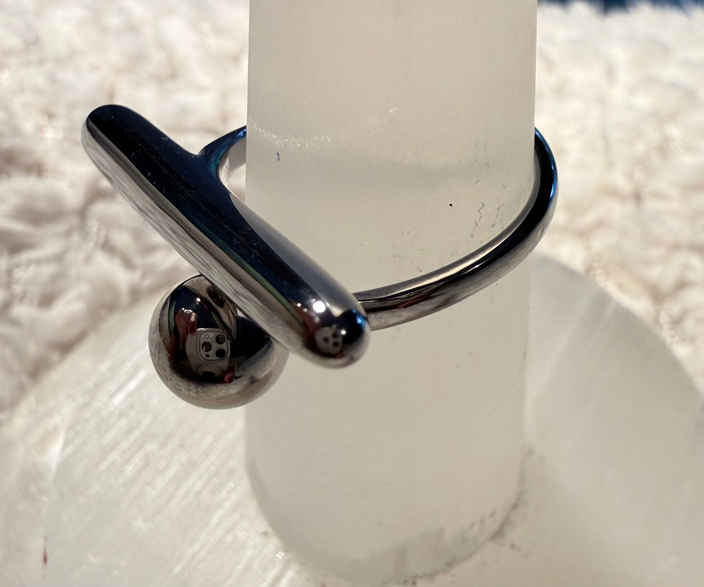 Modern Stainless Steel Waterproof Adjustable Rings