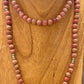 Rhodonite 8mm Mala 108 Beads