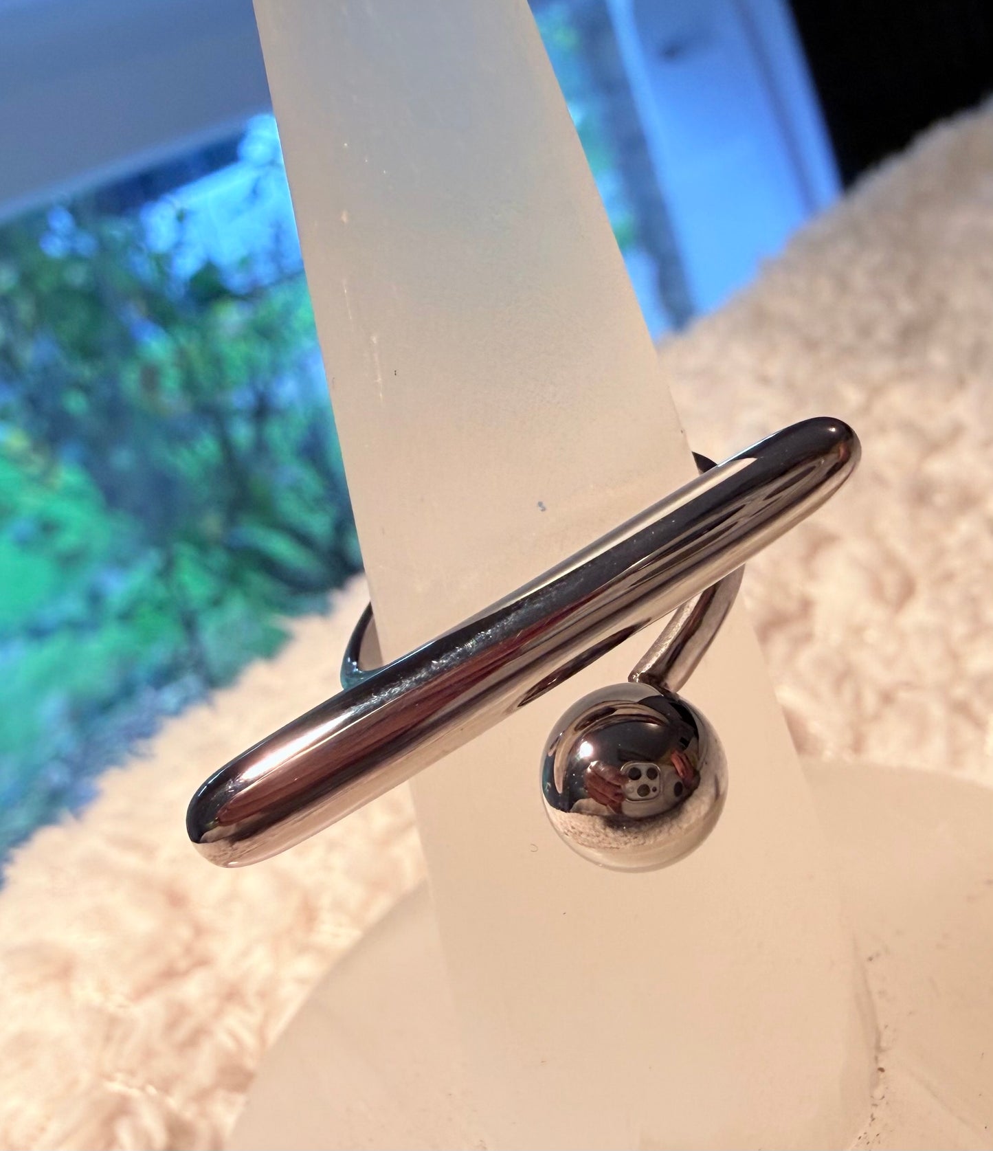 Modern Stainless Steel Waterproof Adjustable Rings