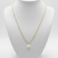 Natura Pearl Gold Plated Necklace Waterproof