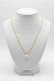 Natura Pearl Gold Plated Necklace Waterproof