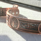 Celtic Tree of Life Copper Magnetic Bangle