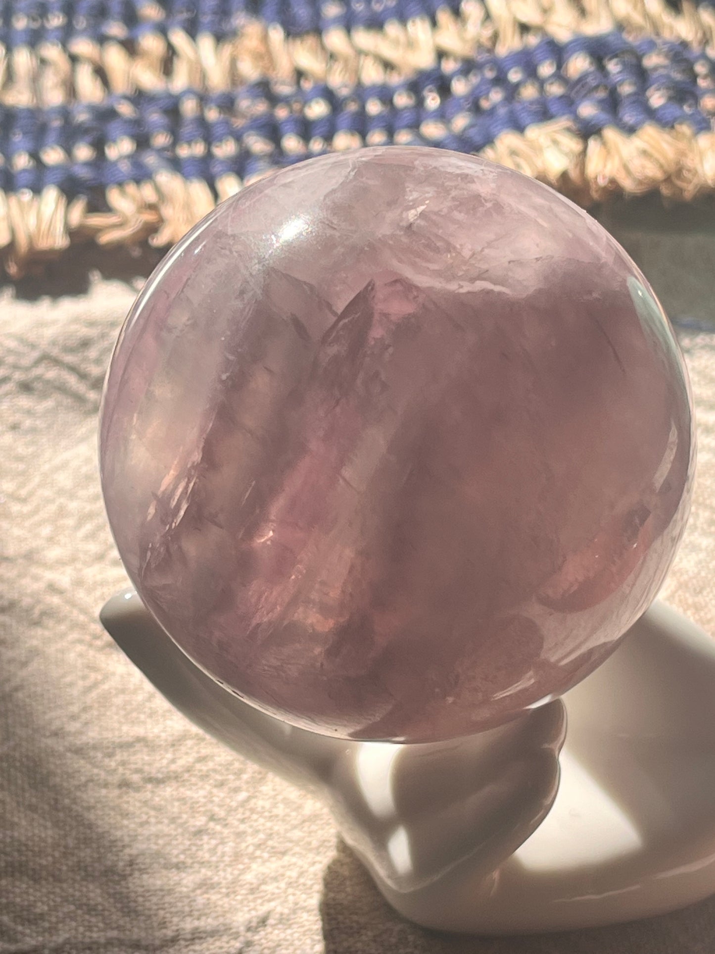 Purple Fluorite Sphere