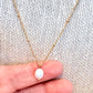 Natura Pearl Gold Plated Necklace Waterproof
