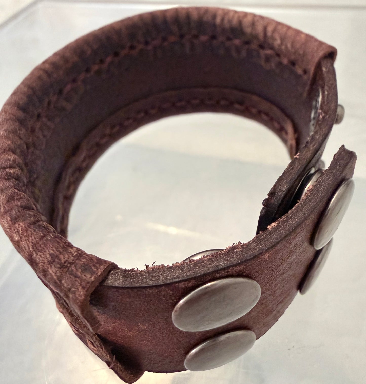 Stunning Leather Bracelet, Bangle, Unisex