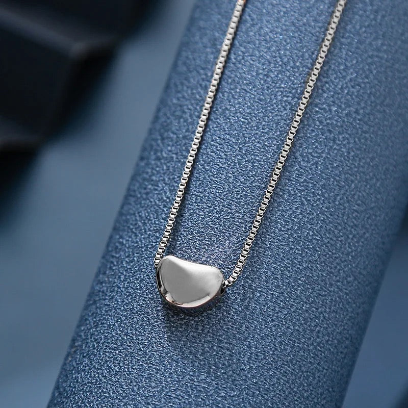 Stainless steel Heart Necklaces, Silver and Gold