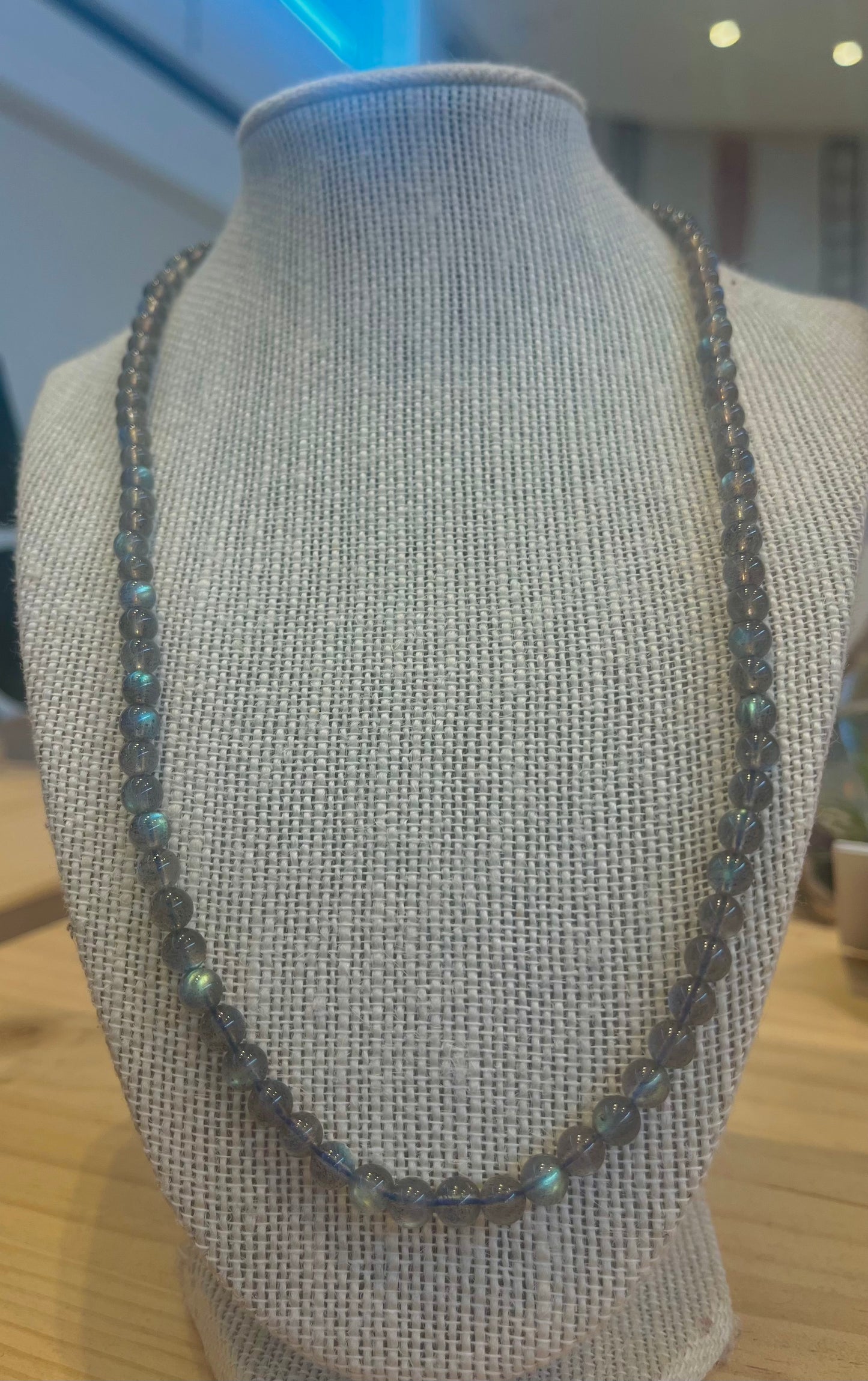 Labradorite Necklace 6mm