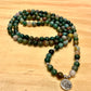 Moss Agate Mala 108 Beads