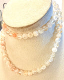 Phantom Quartz Bead Necklace – 7mm