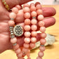 Pink Opal 108 Beads Mala Necklaces