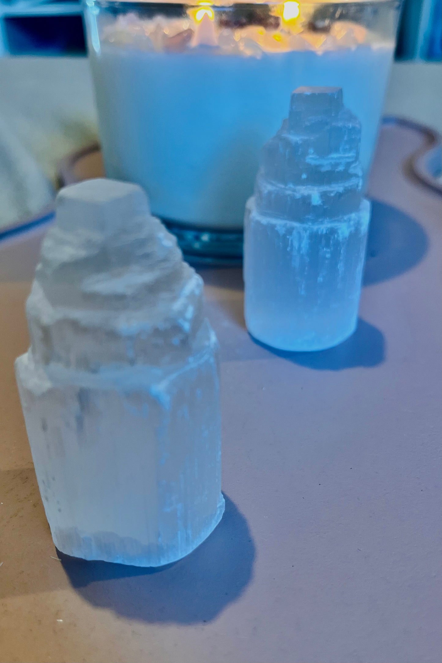 Selenite Tower, 5/6cm