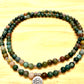 Moss Agate Mala 108 Beads