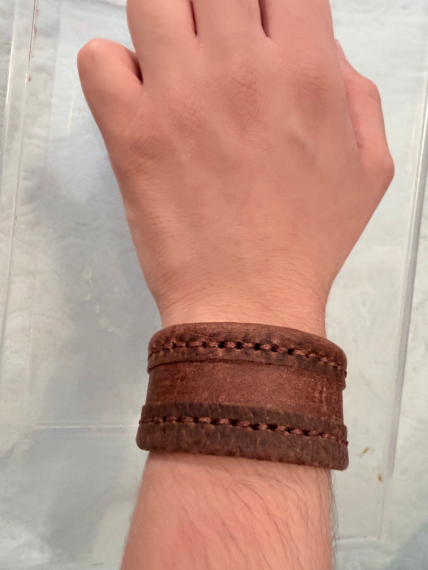 Stunning Leather Bracelet, Bangle, Unisex