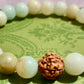 Amazonite & Rudraksha Bracelet 8mm