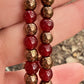 Copper & Carnelian Crystal Bracelet – 6mm