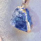 Natural Raw Fluorite Pendant Necklace