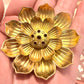 Golden Lotus Incense Holder