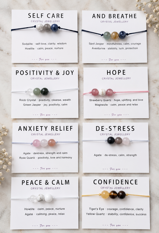 Crystal Intention Bracelets Collection