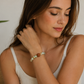 Amazonite & Rudraksha Bracelet 8mm